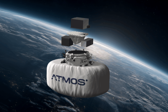 Free-Flyer Class spacecraft — Atmos Space Cargo capsule in orbit