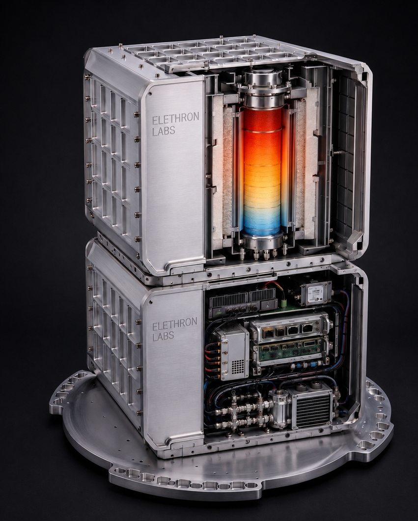 Elethron Materials Lab — autonomous microgravity lab insert
