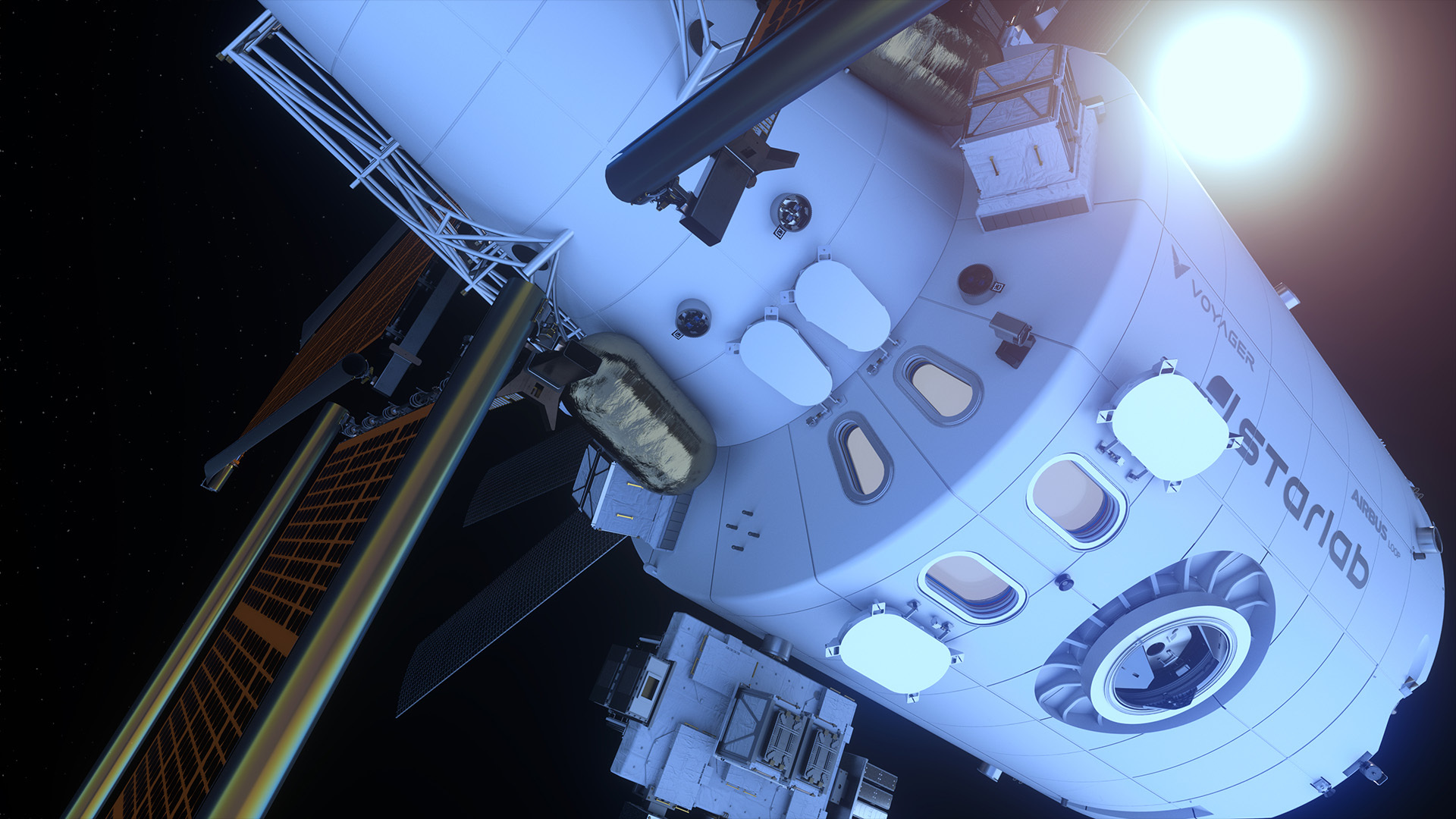 Station Platform Class — Starlab commercial space station in orbit